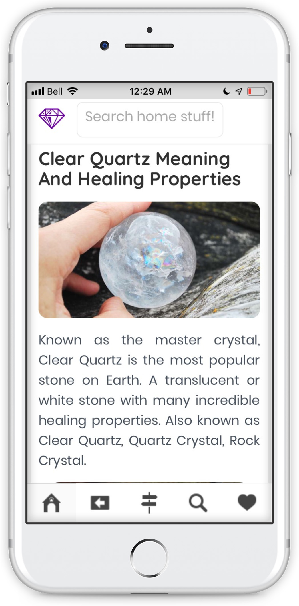 Crystal Gemstones App