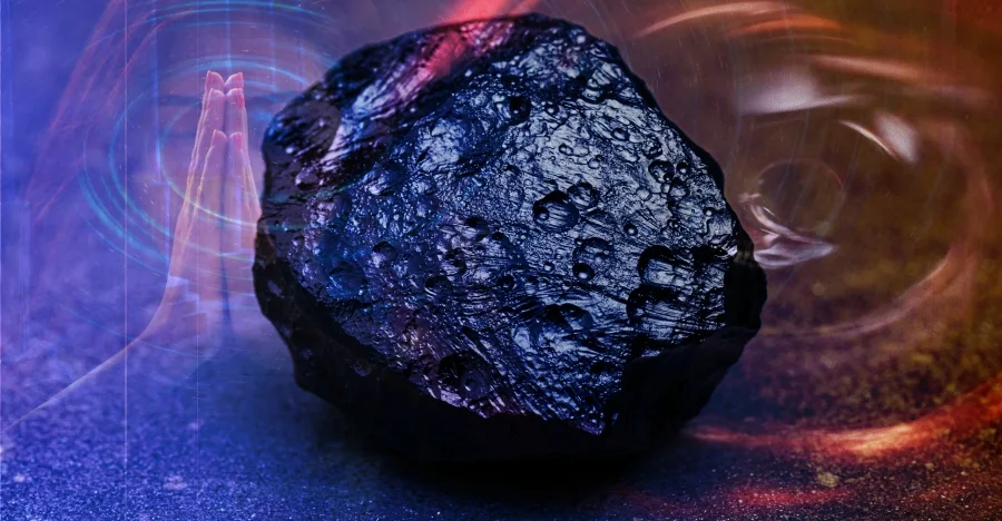 Tektite crystal