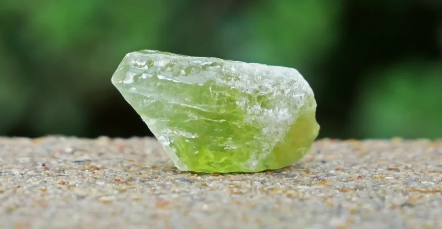Green Calcite crystal
