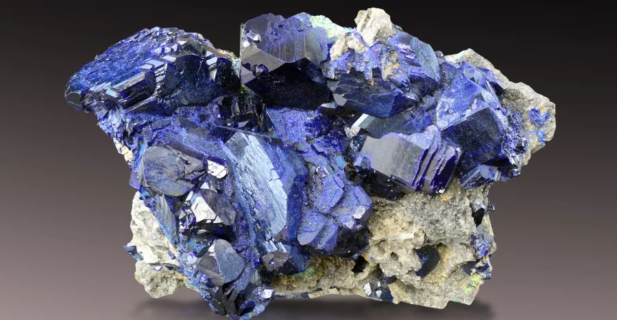 Azurite crystal