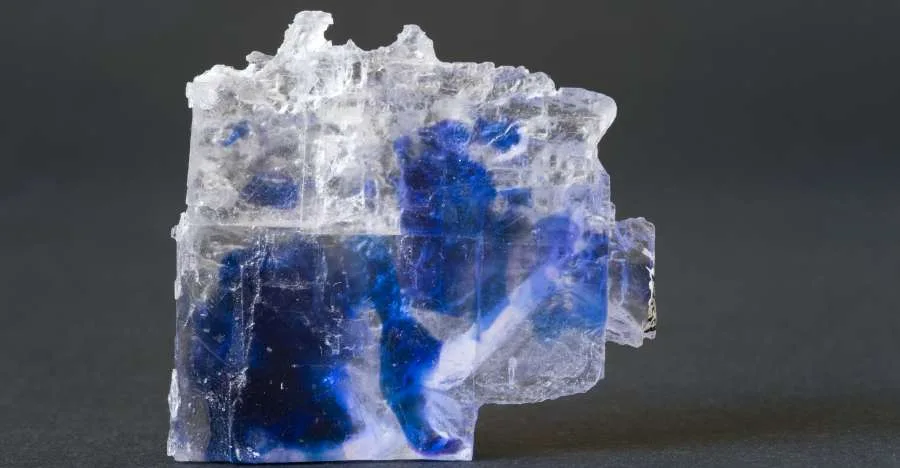 Blue Halite crystal