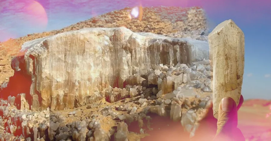 Amazing Locations! Crystal Gemstone Mountain in Egypt crystal