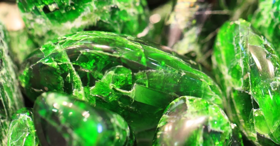 Diopside crystal