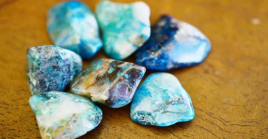 Chrysocolla crystal