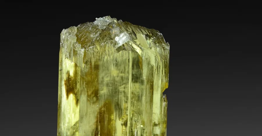 Hiddenite (Spodumene) crystal