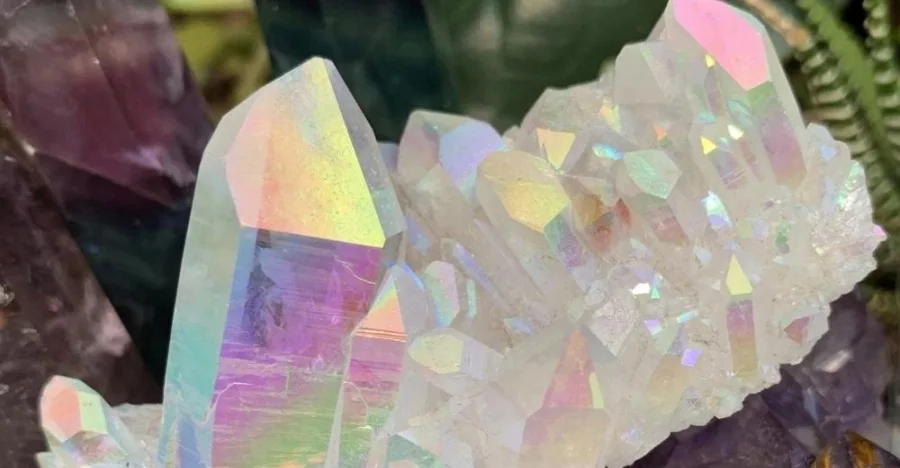 Angel Aura Quartz crystal