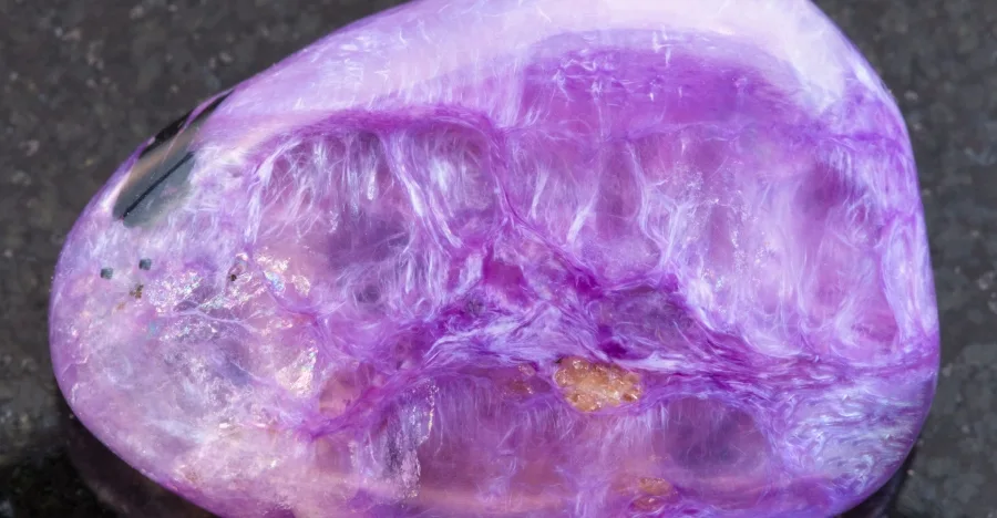 Charoite crystal