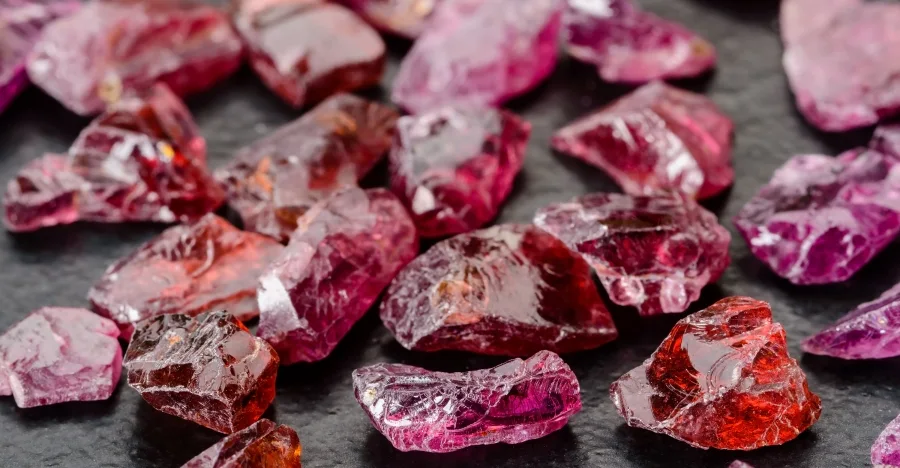 Garnet crystal
