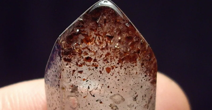 Harlequin Quartz crystal