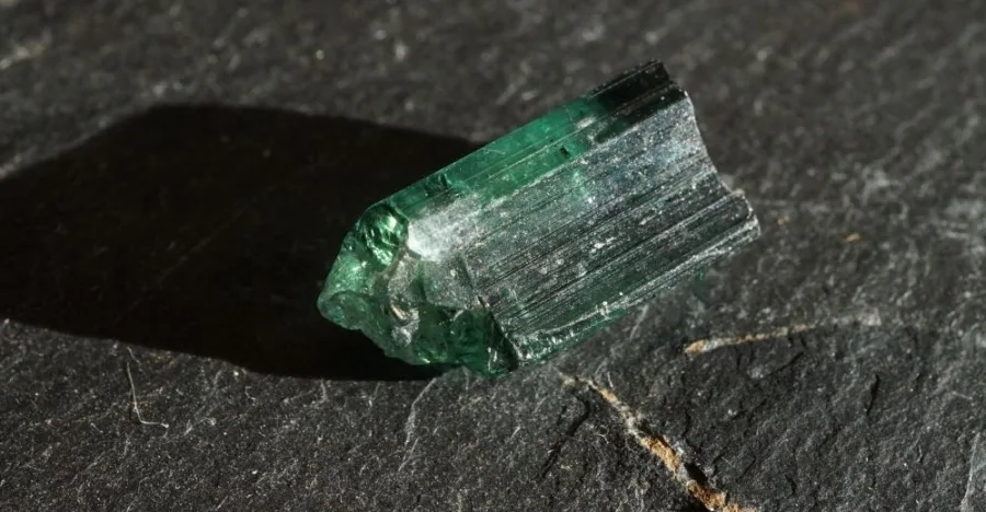 Green Tourmaline crystal