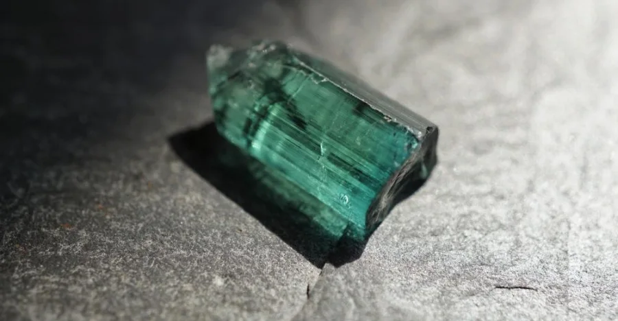 Blue Tourmaline crystal