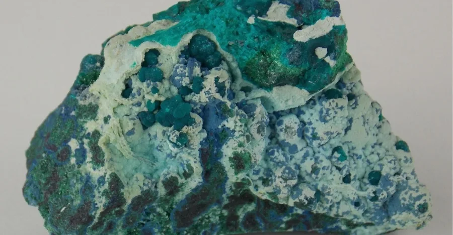 Plancheite crystal