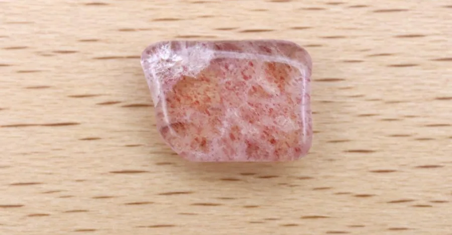 Cherry Quartz crystal